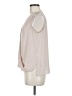 Chelsea28 100% Polyester Ivory Tan Sleeveless Blouse Size M - photo 5