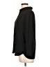 Banana Republic 100% Polyester Black Long Sleeve Blouse Size Lg Petite - photo 5