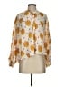 Atelier Print Yellow 3/4 Sleeve Blouse Size S - photo 1