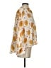 Atelier Print Yellow 3/4 Sleeve Blouse Size S - photo 4