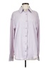 OAK + FORT Houndstooth Purple Long Sleeve Button-Down Shirt Size XS - photo 1