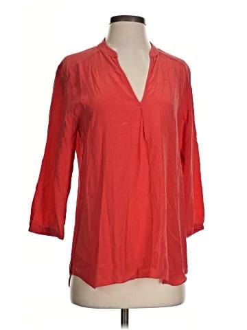 Amanda Uprichard 3/4 Sleeve Silk Top (view 1)
