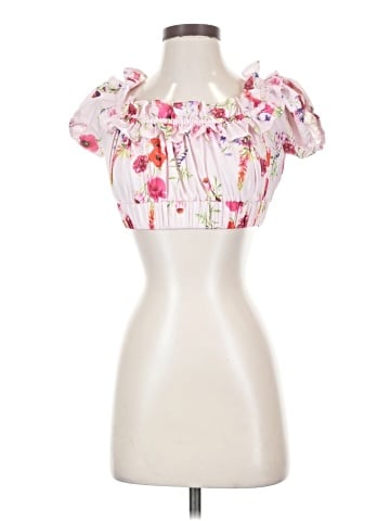 Unique Vintage Short Sleeve Blouse (view 1)