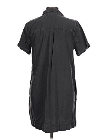 Madewell Denim A-Line Mini Shirtdress in Colton Wash (view 2)