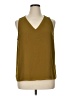 Nine West 100% Polyester Gold Sleeveless Blouse Size XL - photo 1