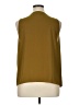 Nine West 100% Polyester Gold Sleeveless Blouse Size XL - photo 2
