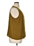 Nine West 100% Polyester Gold Sleeveless Blouse Size XL - photo 4