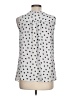 Elle 100% Polyester Silver Sleeveless Blouse Size L - photo 2