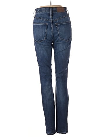 Madewell Tall Curvy High-Rise Skinny Jeans in Danny Wash: TENCEL&trade; Denim Edition (view 2)