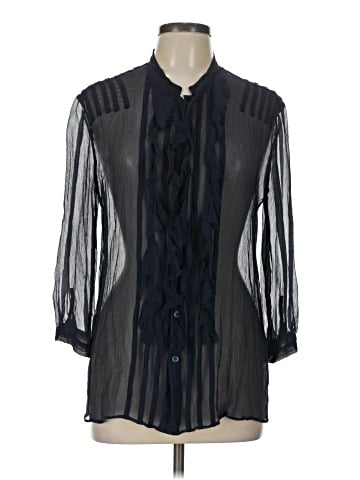 Alvin Valley 3/4 Sleeve Silk Top (view 1)