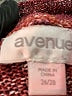 Avenue Tweed Burgundy Pullover Sweater Size 26 - 28 Plus - photo 7