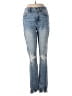 BKE Hearts Blue Jeans Size 26 waist - photo 1