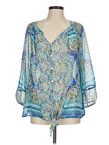 New Directions 3/4 Sleeve Blouse (view 1)