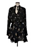 A.L.C. Floral Black Casual Dress Size 6 - photo 1