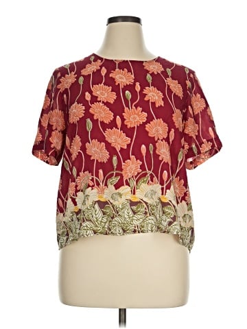 Madewell Short Sleeve Silk Top (view 1)