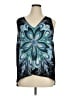 Elle 100% Polyester Blue Sleeveless Blouse Size XL - photo 1