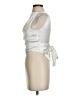 Zara 100% Polyester Silver Sleeveless Blouse Size S - photo 5