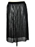 Gap 100% Polyester Metallic Silver Formal Skirt Size XL - photo 2