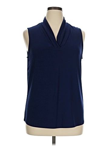 Anne Klein Sleeveless Blouse (view 1)
