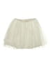 Crewcuts 100% Nylon Metallic Ivory Skirt Size 8 - photo 1