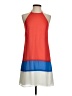 Gianni Bini 100% Polyester Color Block Orange Red Casual Dress Size 2 - photo 1