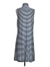 MSK Stripes Blue Casual Dress Size S - photo 2