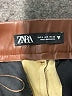 Zara Metallic Brown Shorts Size S - photo 3