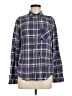 Maurices Plaid Blue Long Sleeve Button-Down Shirt Size M - photo 1