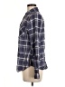Maurices Plaid Blue Long Sleeve Button-Down Shirt Size M - photo 5