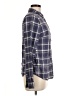 Maurices Plaid Blue Long Sleeve Button-Down Shirt Size M - photo 4