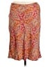 Harold's Paisley Orange Casual Skirt Size 6 - photo 1