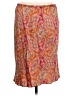Harold's Paisley Orange Casual Skirt Size 6 - photo 2