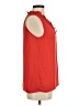 Violet & Claire 100% Polyester Red Sleeveless Blouse Size M - photo 4