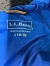 L.L.Bean 100% Polyester Color Block Blue Windbreaker Size 14 - 16 - photo 3