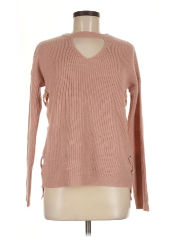 Pink Rose Pullover Sweater (view 1)
