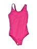 Lands' End Solid Pink One Piece Swimsuit Size 5 - photo 1