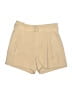Vince. 100% Polyester Solid Tan Khaki Shorts Size 4 - photo 1