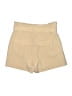 Vince. 100% Polyester Solid Tan Khaki Shorts Size 4 - photo 2