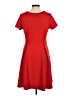 Bobeau Solid Red Casual Dress Size M - photo 2
