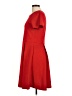 Bobeau Solid Red Casual Dress Size M - photo 5