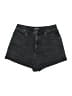 Express Black Denim Shorts Size 8 - photo 1
