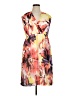 Jonathan Martin 100% Polyester Print Orange Cocktail Dress Size 14 - photo 1