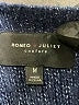 Romeo & Juliet Couture Color Block Blue Pullover Sweater Size M - photo 7