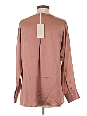 J by Joie Long Sleeve Silk Top (view 2)