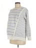 Seraphine 100% Cotton Silver Pullover Sweater Size Med Maternity - photo 1