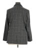 Nine West Plaid Gray Blazer Size XL - photo 2