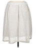 Cato Stripes Ivory Formal Skirt Size 14 - 16 - photo 2