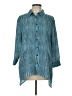 Kim Rogers Teal 3/4 Sleeve Blouse Size L - photo 1