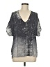 Vince. Gray Short Sleeve Blouse Size M - photo 1