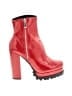 Wild Diva Red Ankle Boots Size 7 1/2 - photo 1